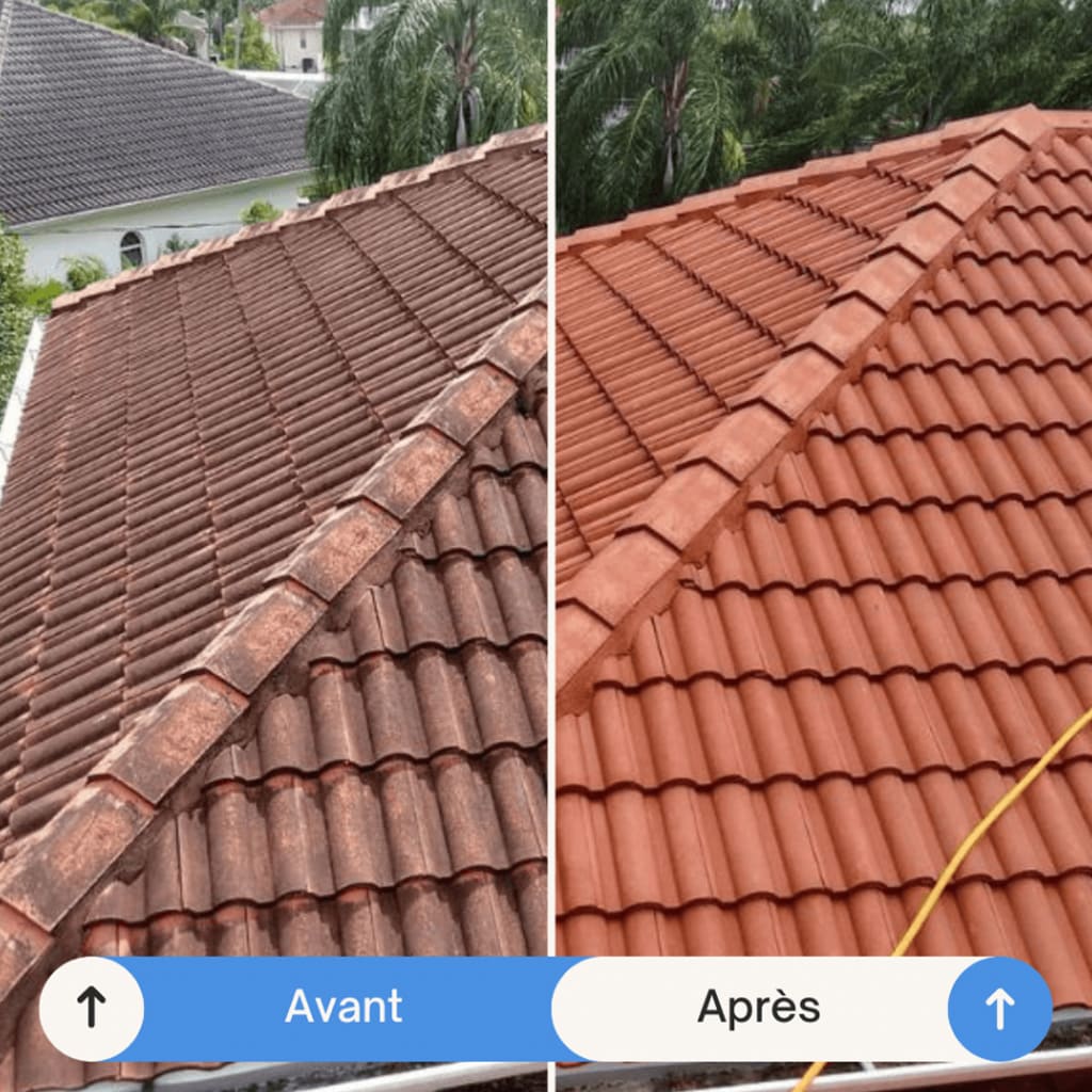Démoussage toiture Gironde 33